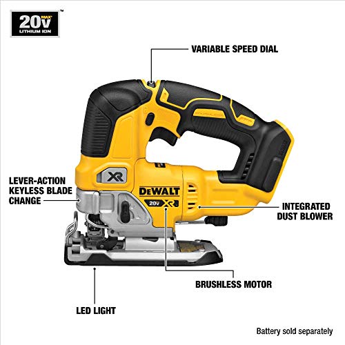 Dewalt DCS334B Caladora Inalambrica XR 20V