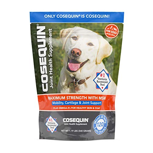Nutramax Cosequin 120 Chews Salud articular y piel perros