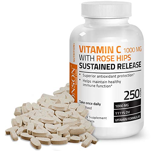Vitamina C Bronson 1000 mg - 250 tabletas liberacion sostenida