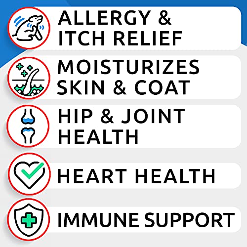 Bark&SparK Omega 3 Suplemento masticable perros piel y pelaje saludable