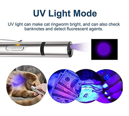 Laser BEGRIM LZR-7 Recargable 7 Modos para Gatos y Perros