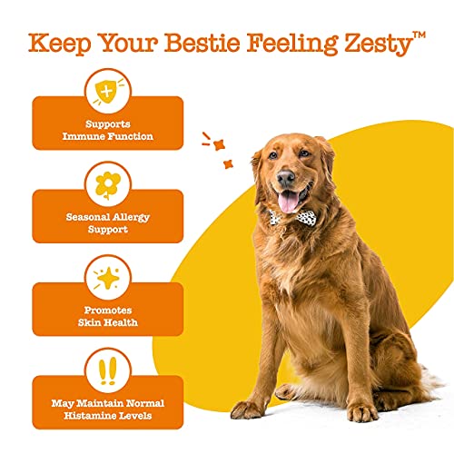 Zesty Paws Allergy & Immune Bites – Suplemento Canino 90 masticables