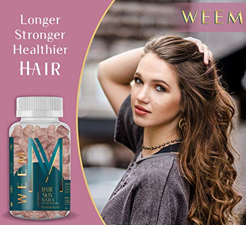 WEEM Hair Skin & Nails - Gomitas con Biotina + Vitaminas