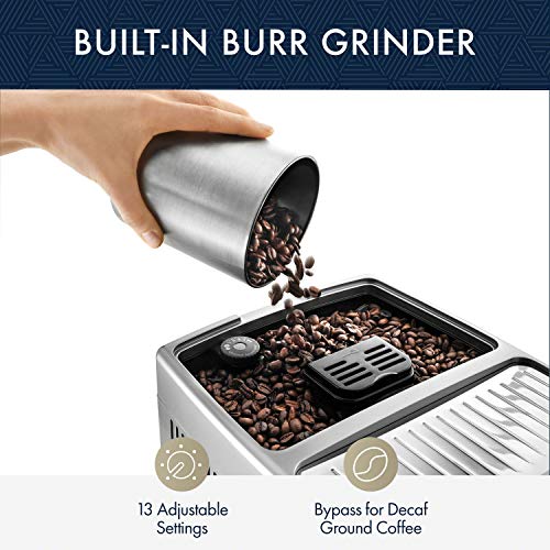 De’Longhi Dinamica LatteCrema ECAM35075SI – Máquina de Espresso