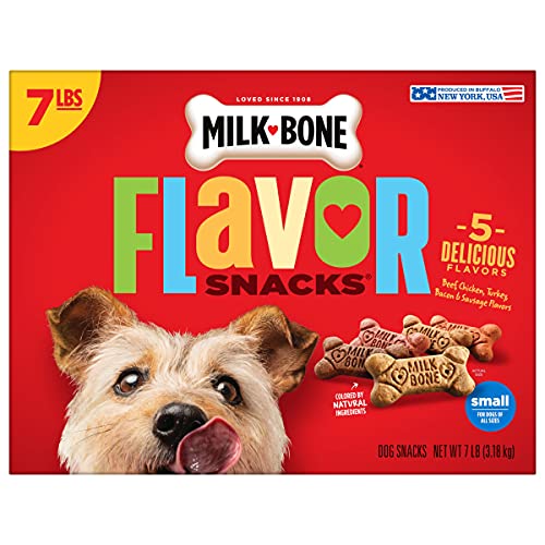 Milk-Bone Flavor Snacks 7 lb Galletas crujientes perros