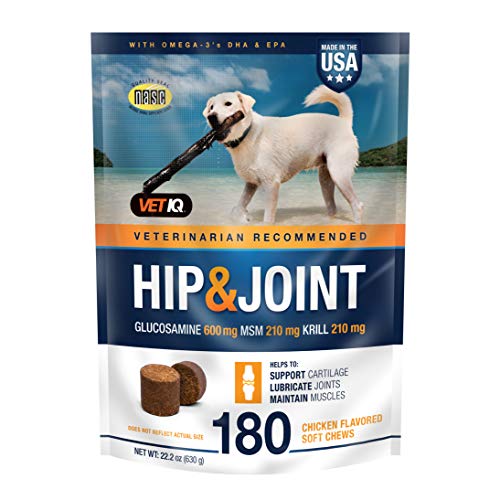 VetIQ Hip & Joint 180 Chews Suplemento articular perros