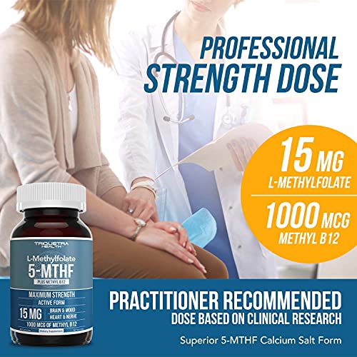 L-Metilfolato 15 mg + Metil B12 60 capsulas