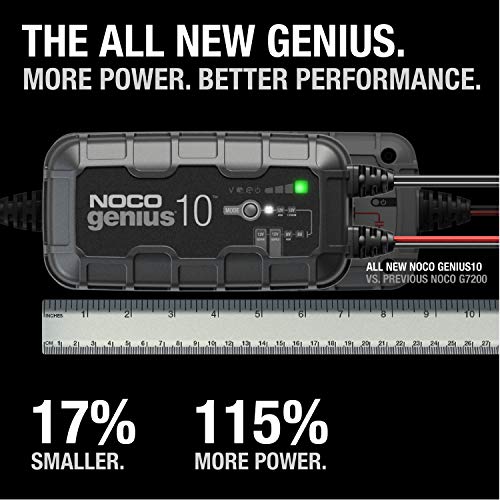 Cargador Inteligente de Bateria Noco Genius10 10A 12V Automatico