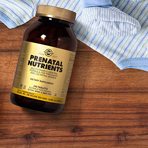 Solgar Prenatal Nutrients - 120 tabletas veganas sin gluten