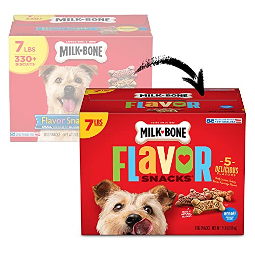 Milk-Bone Flavor Snacks 7 lb Galletas crujientes perros