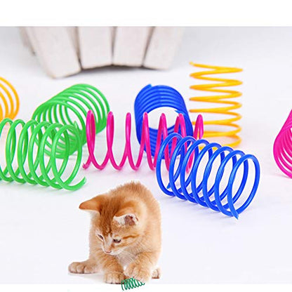 Set ISMARTEN CST-60 Resortes Interactivos Multicolor para Gatos