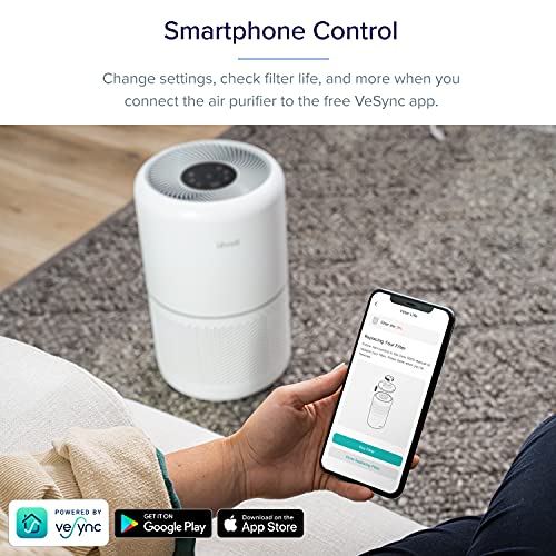 LEVOIT Core 300S-P – Purificador de Aire Inteligente WiFi HEPA H13