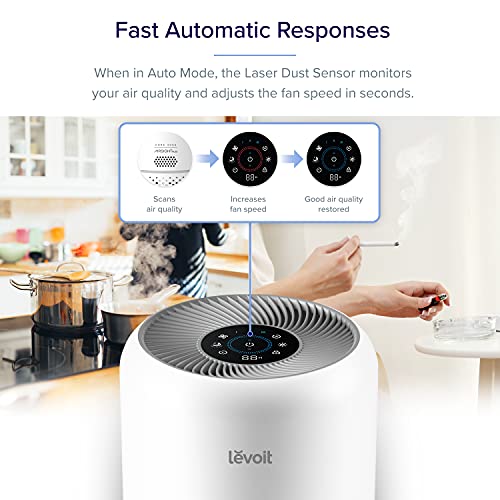 LEVOIT Core 300S-P – Purificador de Aire Inteligente WiFi HEPA H13