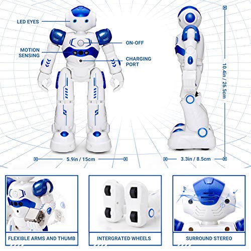 Robot Inteligente KingsDragon RC Programable con Control