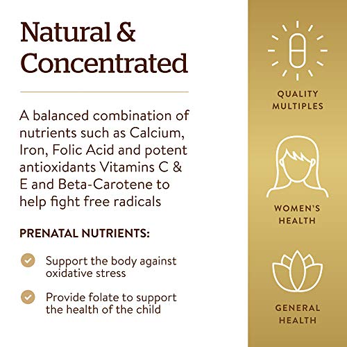 Solgar Prenatal Nutrients - 120 tabletas veganas sin gluten