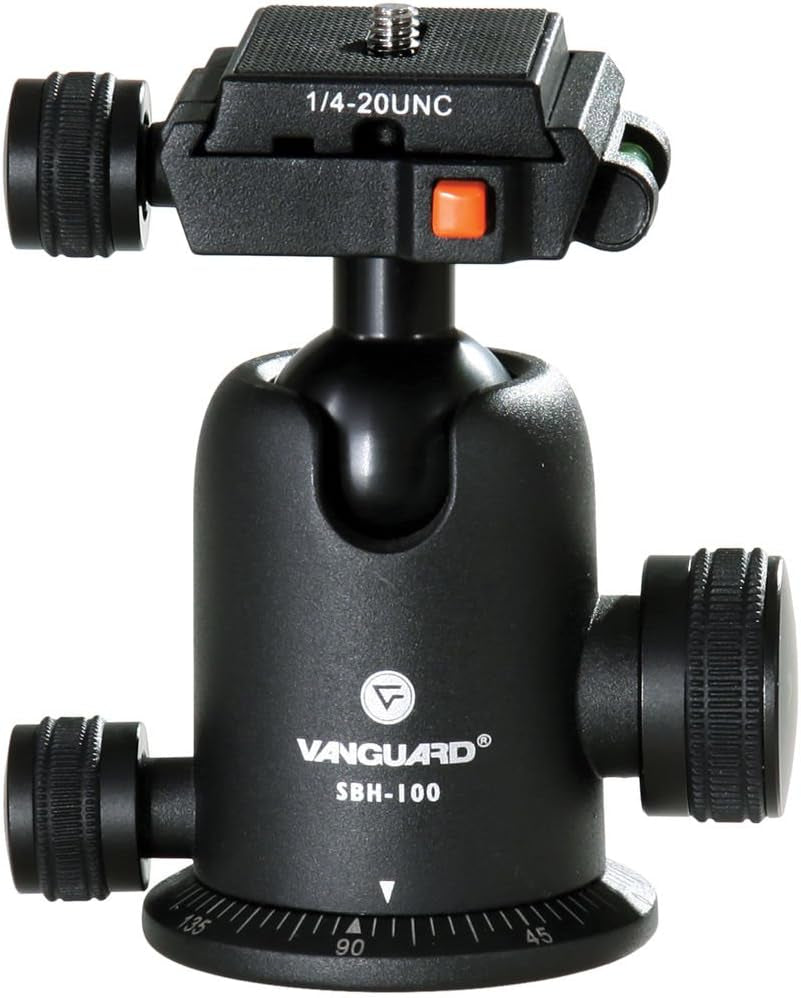 Vanguard Alta Pro 263AB 100 Aluminum Tripod with SBH-100 Ball Head for Sony, Nikon, Canon DSLR Cameras, Black