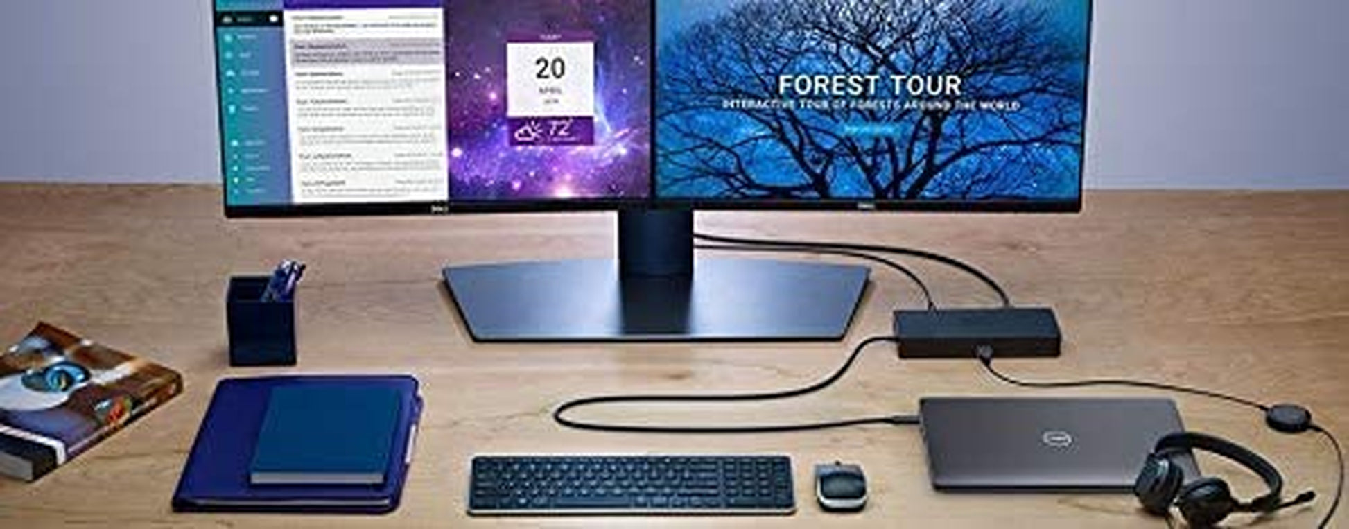 Dell WD19 130W Docking Station (With 90W Power Delivery) USB-C, HDMI, Dual Displayport, Black