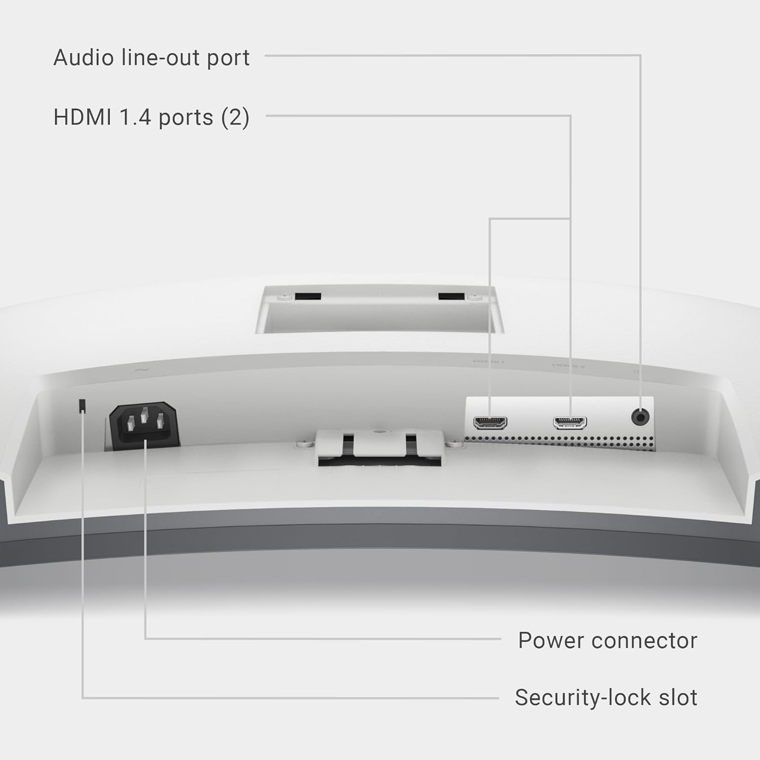 Dell S3222HN Curved Monitor - 31.5-Inch FHD (1920X1080) 75Hz 4Ms 1800R Curved Display, HDMI Connectivity, AMD Freesync Technology, Tilt Adjustability - Silver