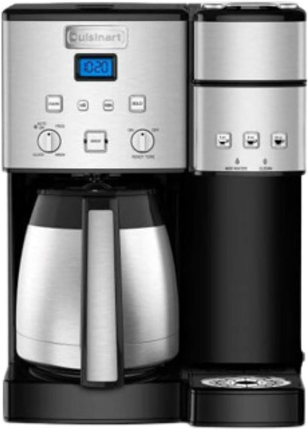 Cuisinart SS-20P1 Coffee Center 10-Cup Thermal Coffeemaker and Single-Serve Brewer, Stainless Steel