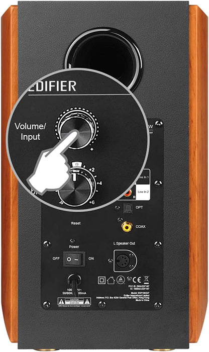 Edifier S1000W Wifi Audiophile Active Bookshelf 2.0 Speakers, 120W RMS Wireless Hifi Bluetooth Sound System Works with Alexa, Optical/Rca X 2 Coaxial, Supports Airplay 2, Spotify Tidal Connect- Pair