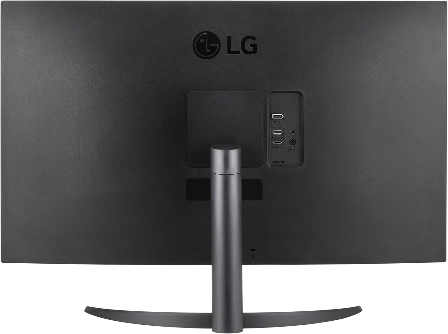 LG 32UR500K-B Ultrafine 32-Inch 4K UHD (3840X2160) Computer Monitor HDR10 Built-In Speaker X2 Onscreen Control Reader Mode Flicker Safe Borderless Design Hdmix2 Displayport Black