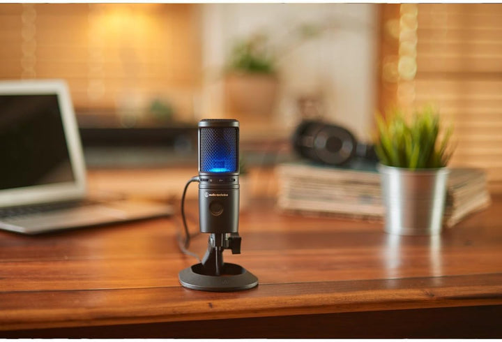 Audio-Technica AT2020USB-X Cardioid Condenser USB Microphone, Black