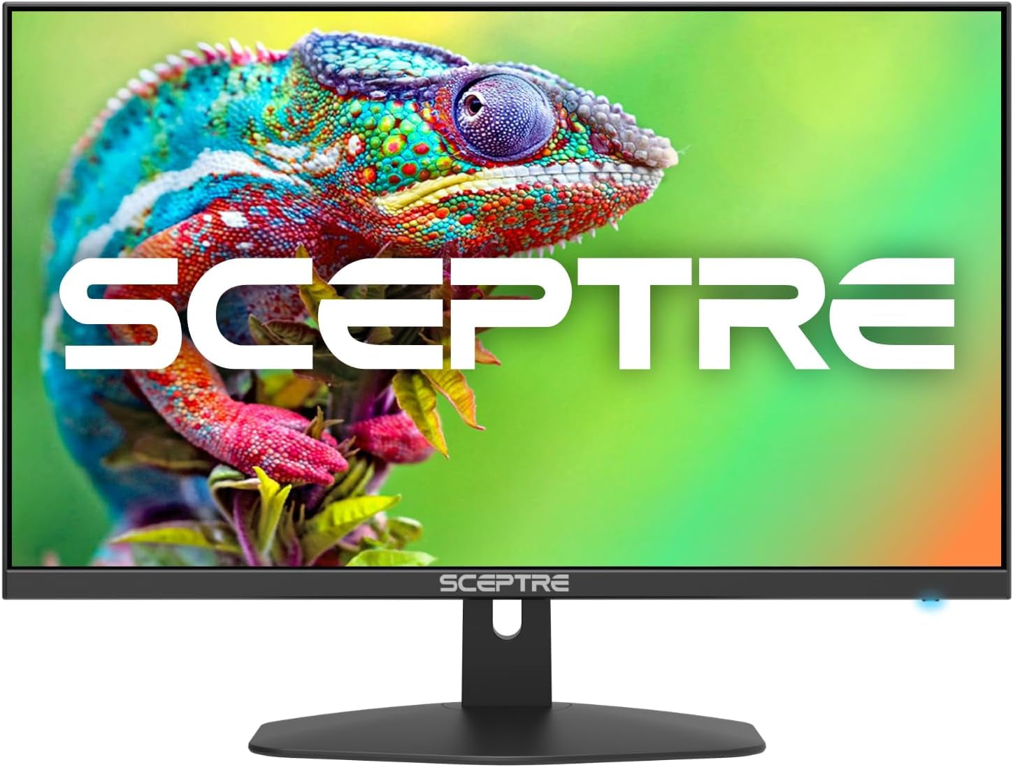 Sceptre New 24-Inch Gaming Monitor 100Hz 1Ms Displayport HDMI X2 100% Srgb AMD Freesync Build-In Speakers, Eye Care Frameless Machine Black 2024 (E248W-FW100T)