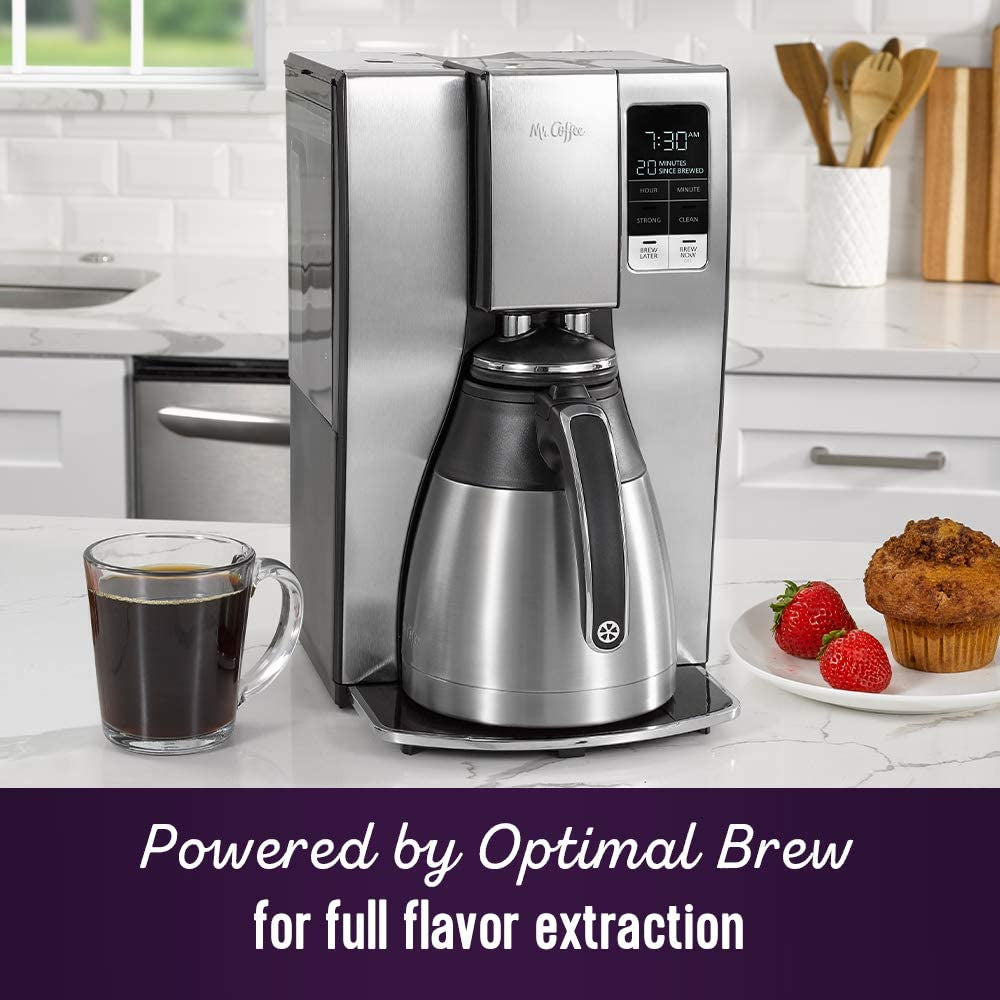 Mr. Coffee Stainless Steel 10 Cup Programmable Coffee Maker