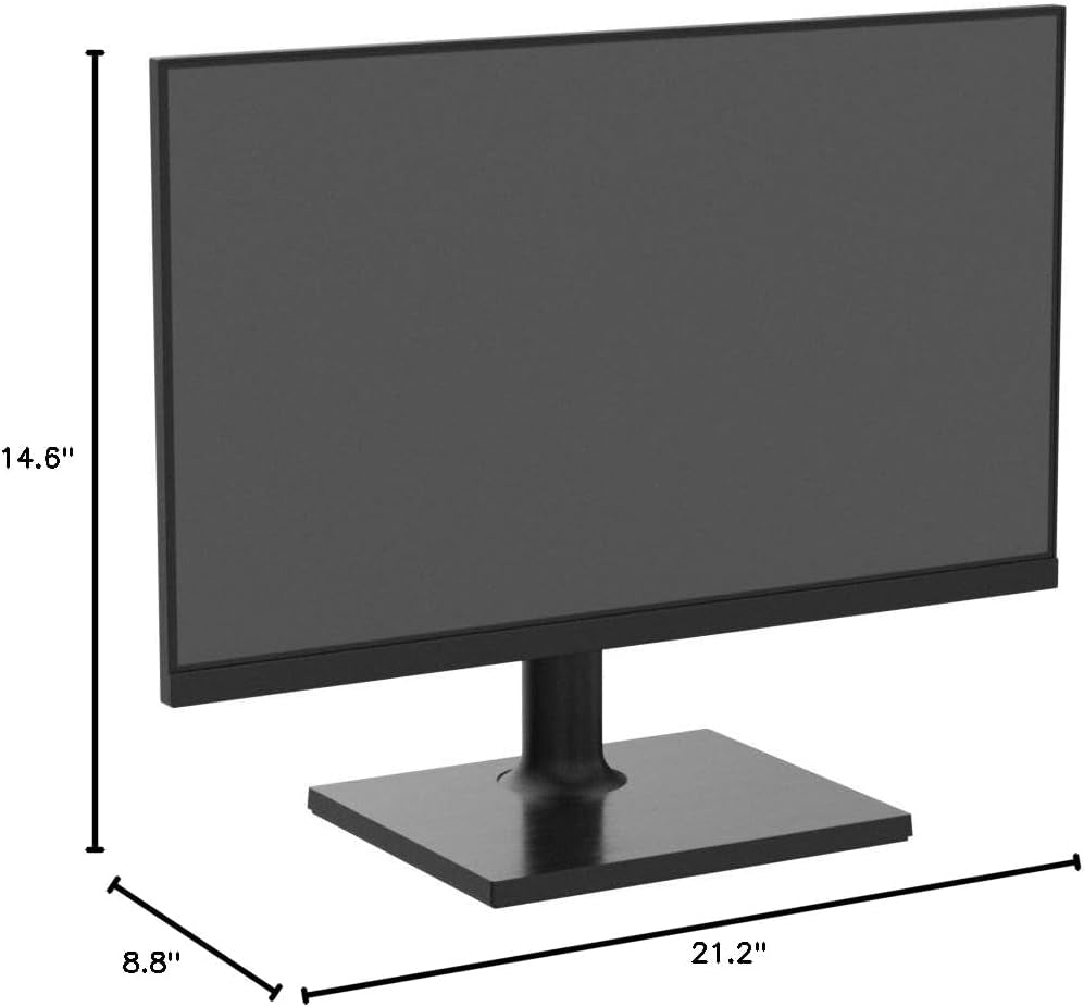 SAMSUNG FT45 Series 24-Inch FHD 1080P Computer Monitor, 75Hz, IPS Panel, HDMI, Displayport, USB Hub, Built-In Speakers, Height Adjustable Stand, 3 Yr WRNTY (Lf24T450Fznxgo),Black