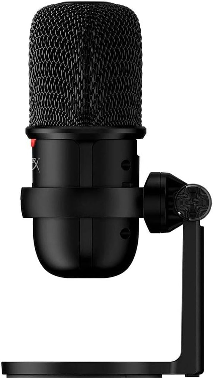 Hyperx Solocast – USB Condenser Gaming Microphone, for PC, PS4, PS5 and Mac, Tap-To-Mute Sensor, Cardioid Polar Pattern, Great for Streaming, Podcasts, Twitch, Youtube, Discord,Black