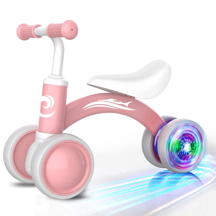 Bicicleta de equilibrio Gamefimy 4 ruedas con luces para bebe