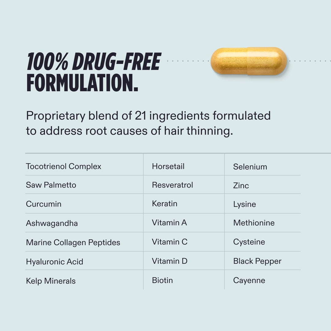 Nutrafol Men suplemento capilar masculino 120 capsulas