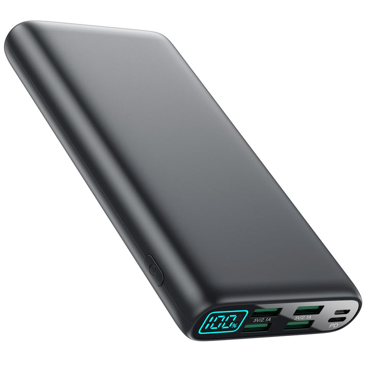 RGVOTA Power Bank 38800 mAh con pantalla LCD y 5 puertos USB