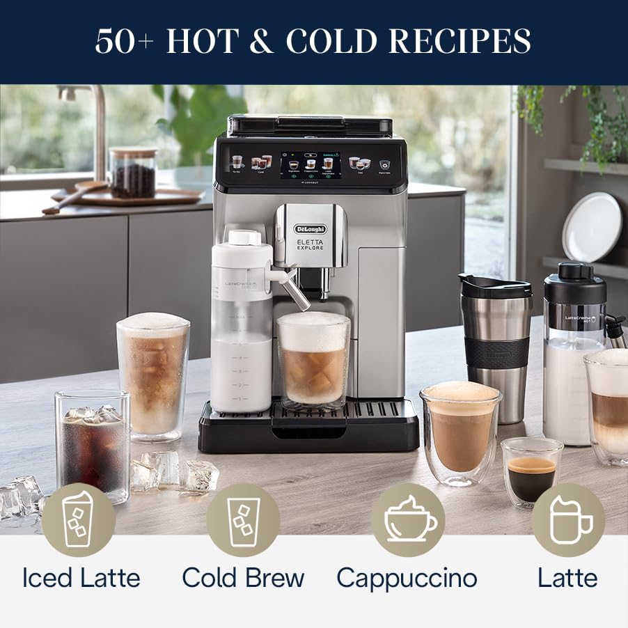 De’Longhi Eletta Explore ECAM45086S – Máquina de Espresso Superautomática