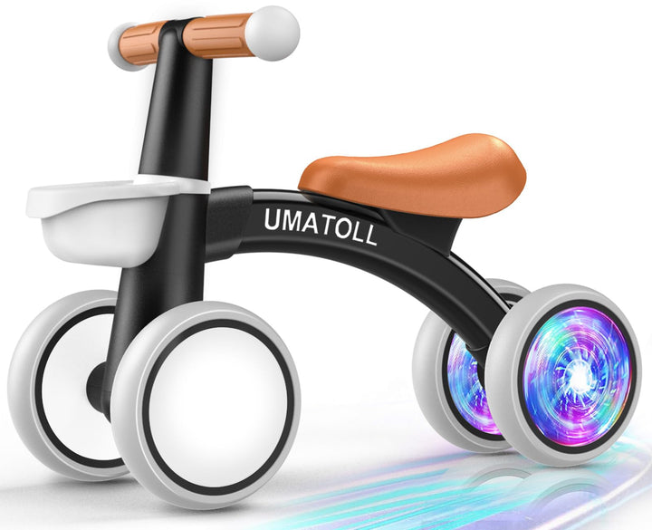 Bicicleta de equilibrio Umatoll con luces LED y asiento ajustable