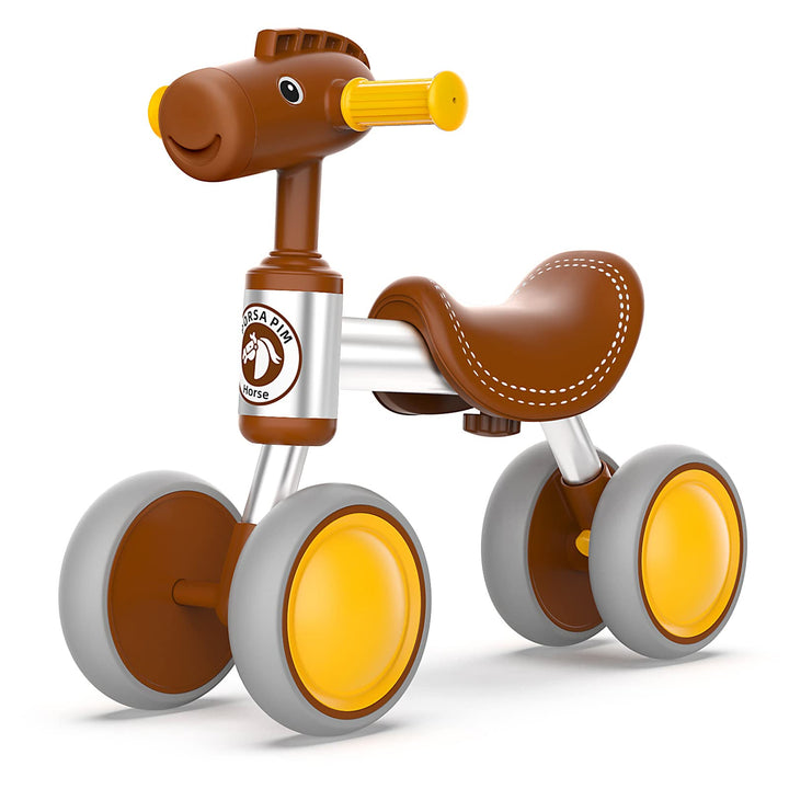 Bicicleta de equilibrio PerKidern diseño caballo 4 ruedas para bebes