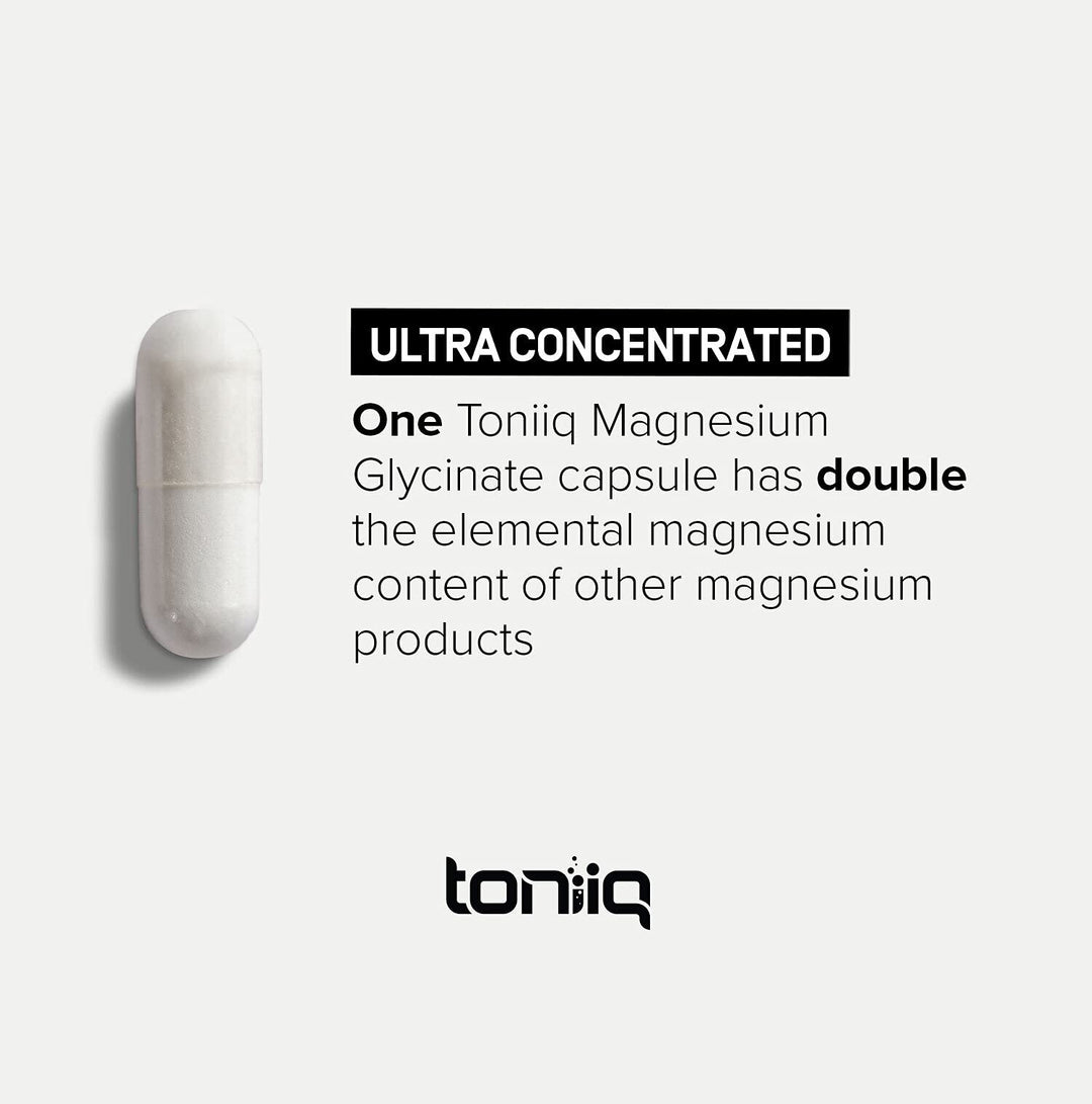 Toniiq Magnesio Glicinato 3.000 mg - 240 capsulas vegetales