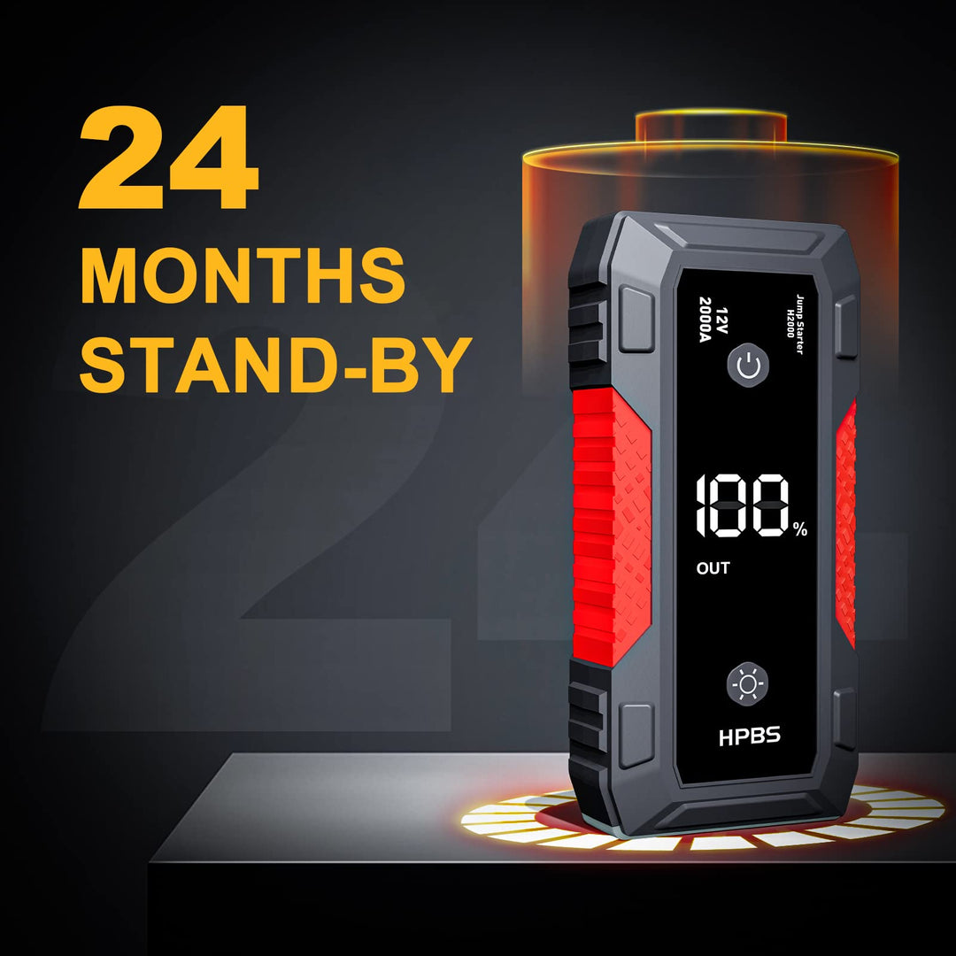 Arrancador de Bateria HPBS H2000 5000A Portatil 12V