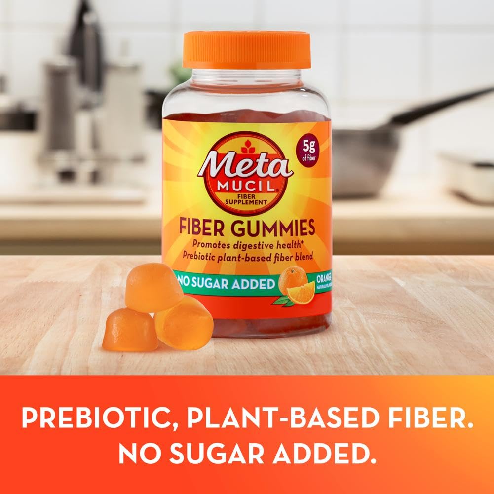 Metamucil Fiber Gummies 120 u | Fibra Prebiotica Sin Azucar