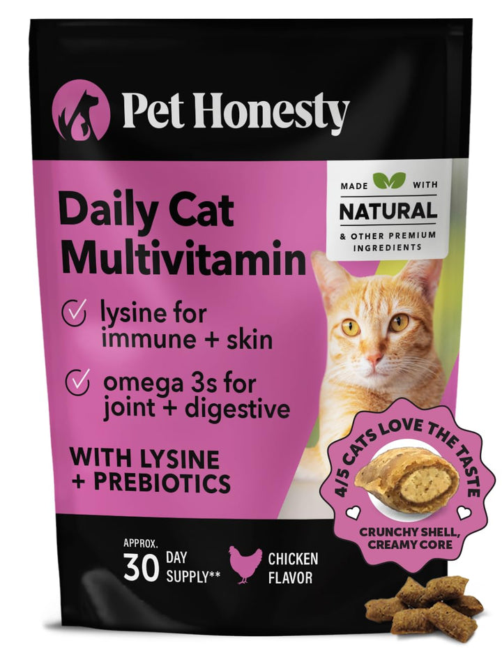 Multivitaminico Pet Honesty gatos con omega y lisina 30 uds
