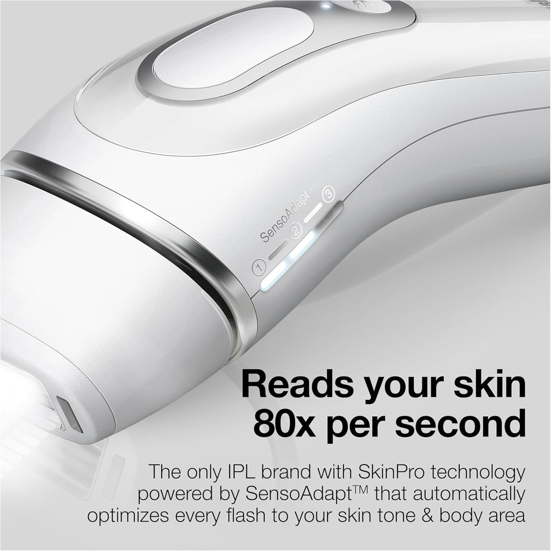 Braun IPL Long-Lasting Hair Removal System for Women and Men, Silk Expert Pro 3 PL3221, Head-To-Toe Usage, for Body & Face, Alternative to Salon Laser Hair Removal, with 3 Caps