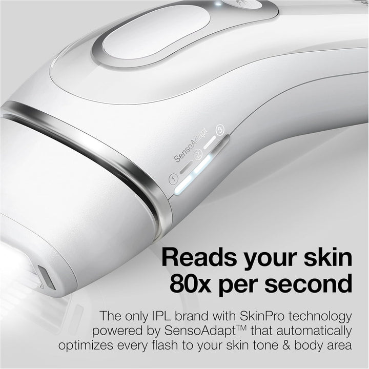Braun IPL Long-Lasting Hair Removal System for Women and Men, Silk Expert Pro 3 PL3221, Head-To-Toe Usage, for Body & Face, Alternative to Salon Laser Hair Removal, with 3 Caps