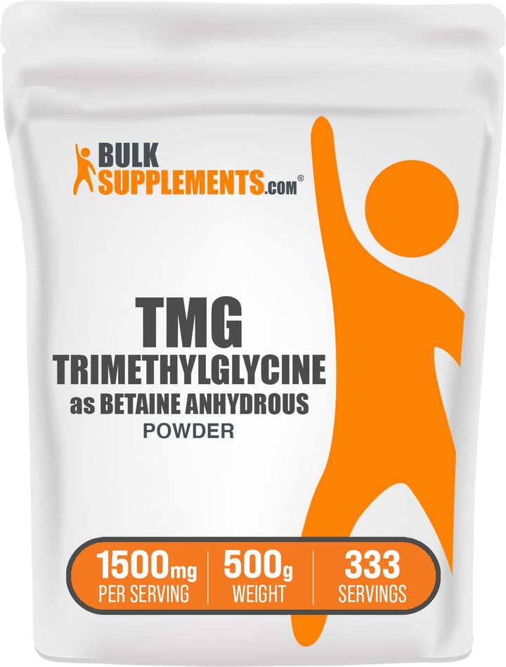 BulkSupplements TMG (Betaina Anhidra) - 500 g polvo puro
