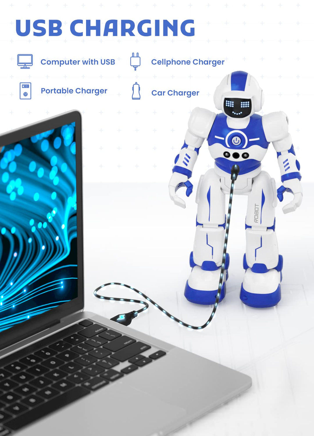 Robot Inteligente EduCuties Rc Programable con Gestos