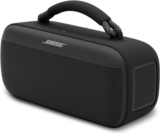 Bose Soundlink Max Portable Speaker, Large Waterproof Bluetooth Speaker, up to 20 Hours of Battery Life, USB-C, Built-In 3.5Mm AUX Input, Black