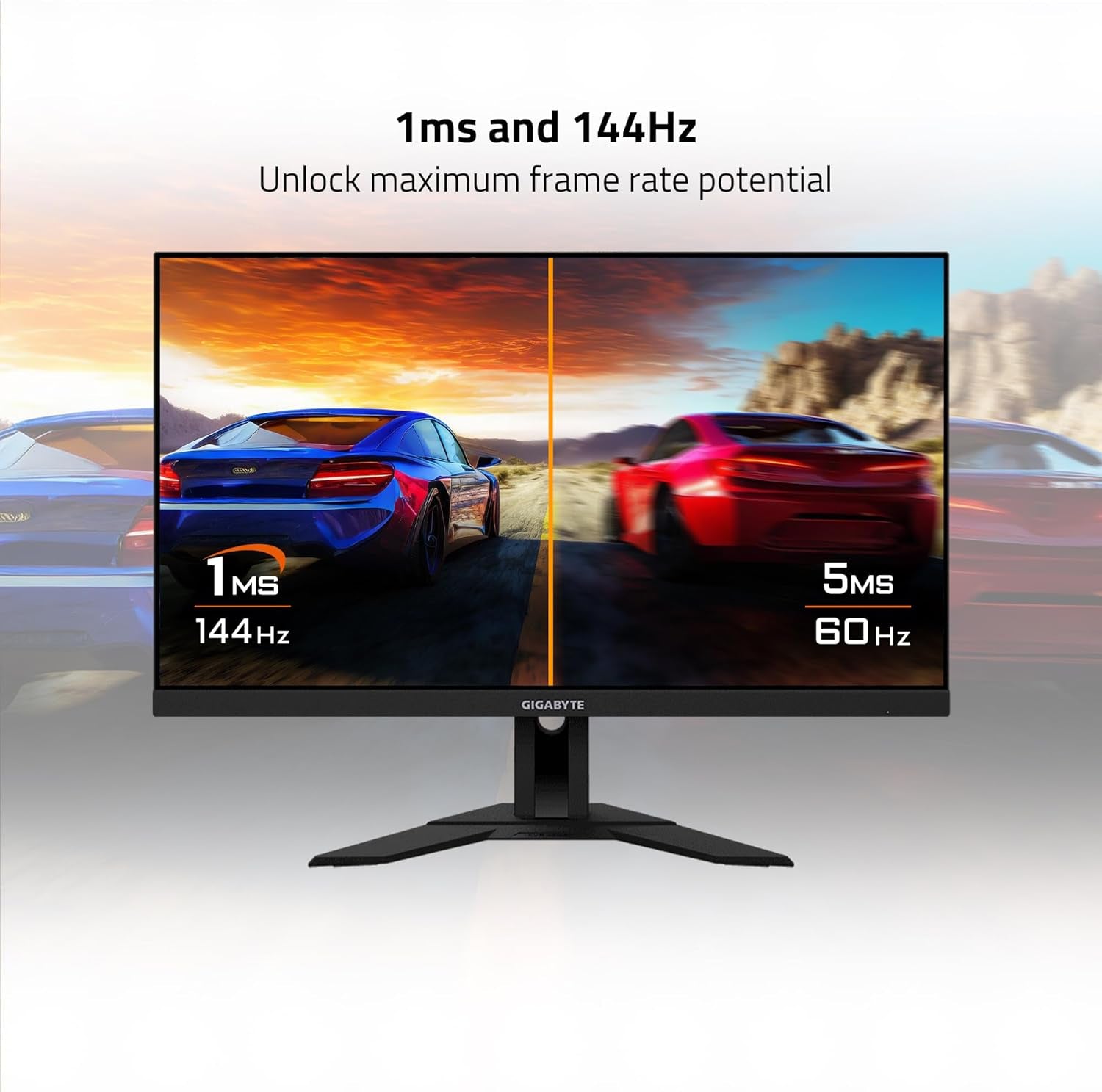 GIGABYTE M28U 28" 144Hz Gaming Monitor, 3840 X 2160 SS IPS Display, 1Ms (GTG) Response Time, 9‎4% DCI-P3, VESA Display HDR400, Freesync Premium Pro, 1X Display Port 1.4, 2X HDMI 2.1 (M28U-SA)