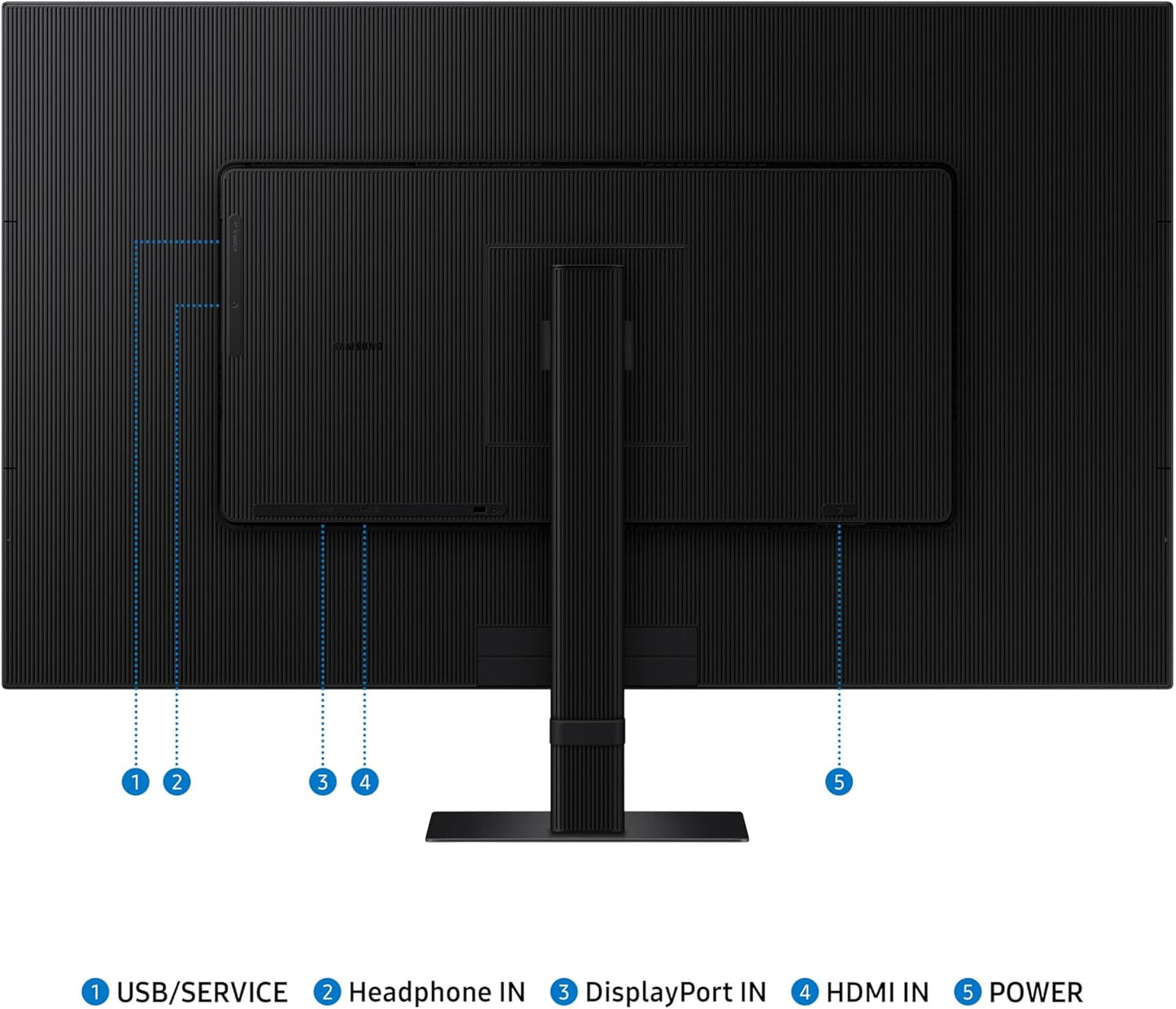 SAMSUNG 32-Inch Viewfinity S7 (S70D) Series 4K UHD High Resolution Monitor with HDR10, Multiple Ports, Easy Setup Stand, Advanced Eye Care, LS32D702EANXGO, 2024