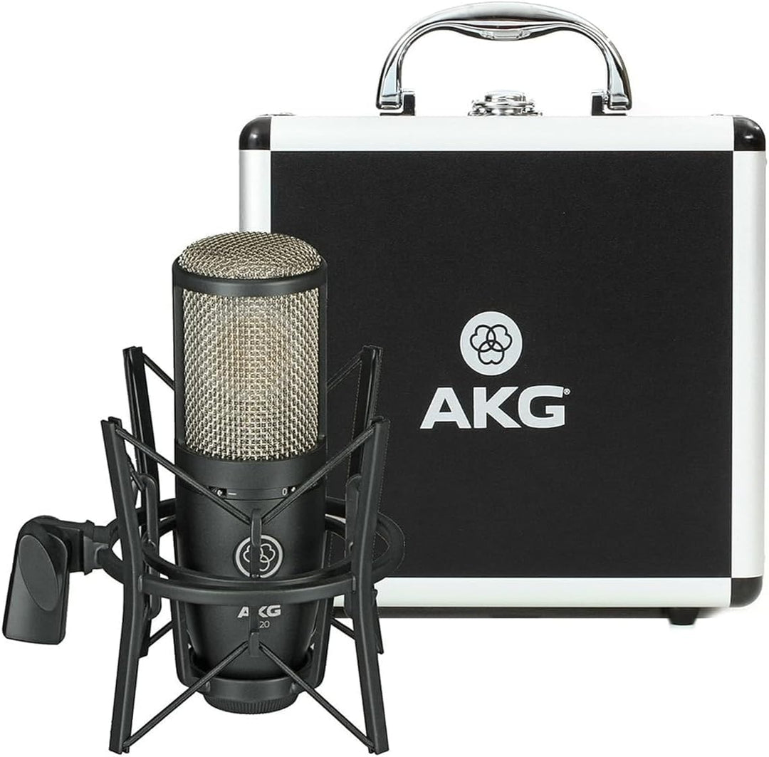 AKG Vocal Condenser Microphone, XLR, Black, 6.00 X 8.00 X 12.00 (3101H00420)