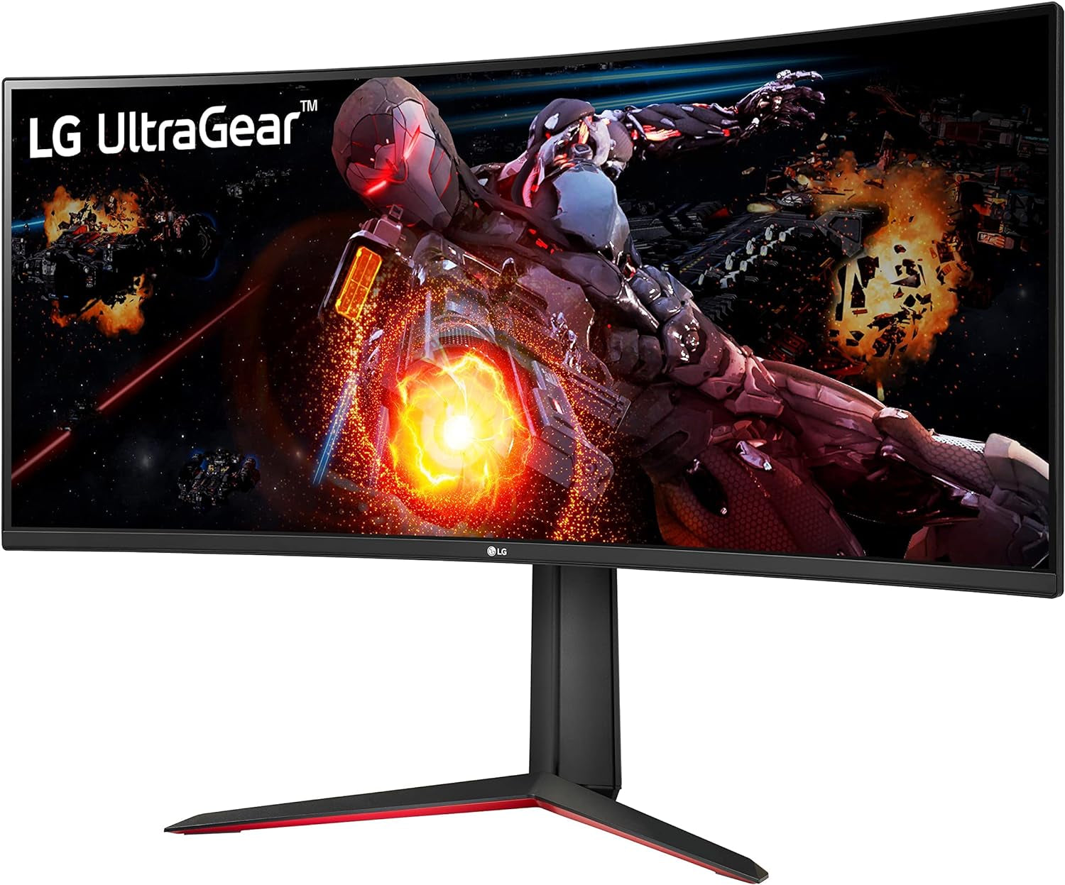 LG Ultragear QHD 34-Inch Curved Gaming Monitor 34GP63A-B, VA with HDR 10 Compatibility and AMD Freesync Premium, 160Hz, Black