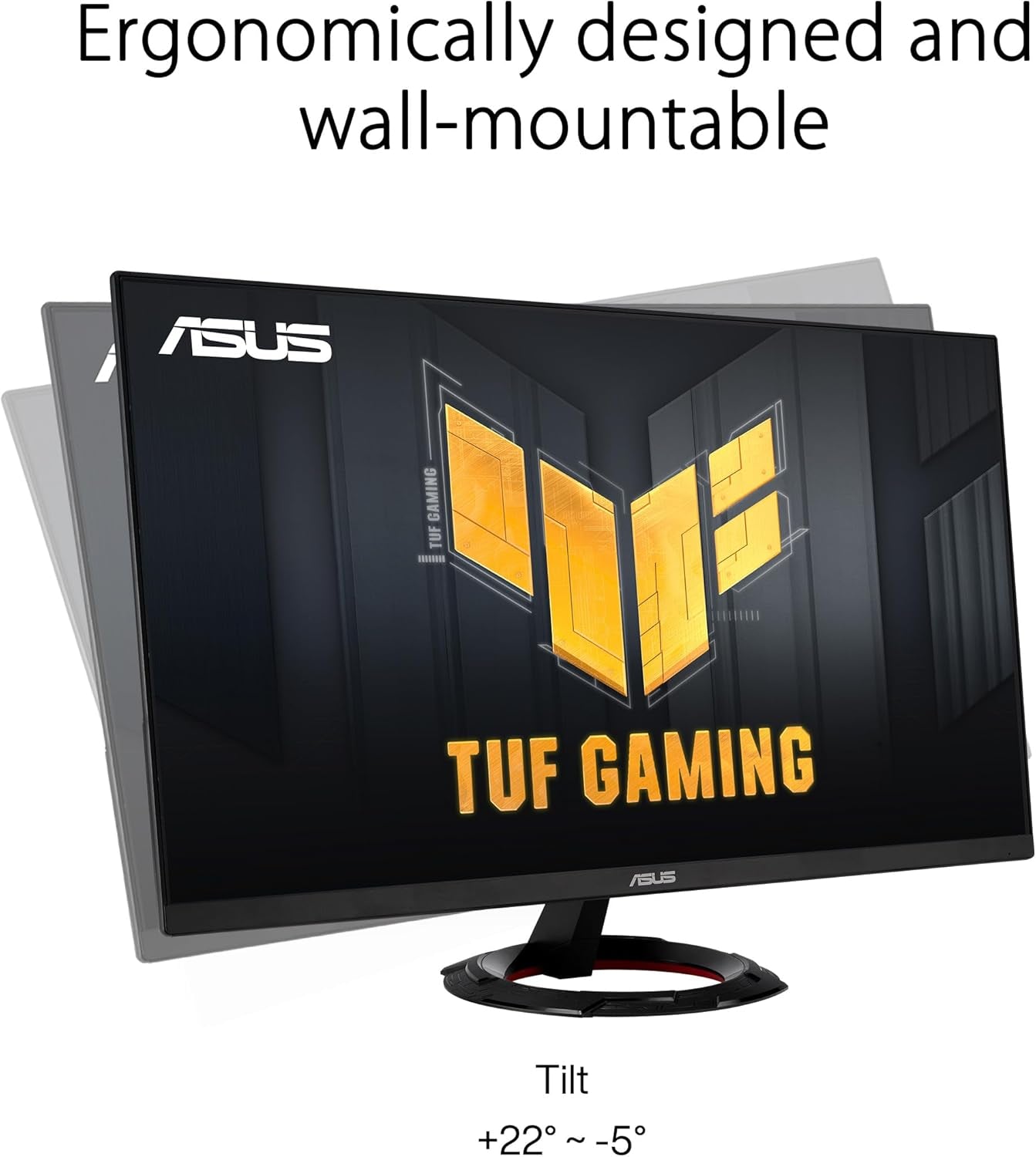 ASUS TUF Gaming 27” 1080P Monitor (VG279Q3R) - Full HD, 180Hz, Fast IPS, Extreme Low Motion Blur, 1Ms, Freesync, Variable Overdrive, Shadow Boost, Eye Care, 100% Srgb, 3 Yr Warranty